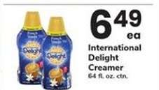 International Delight Creamer