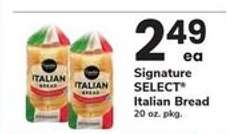 Signature SELECT Italian Bread