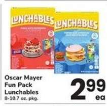 Oscar Mayer Fun Pack Lunchables