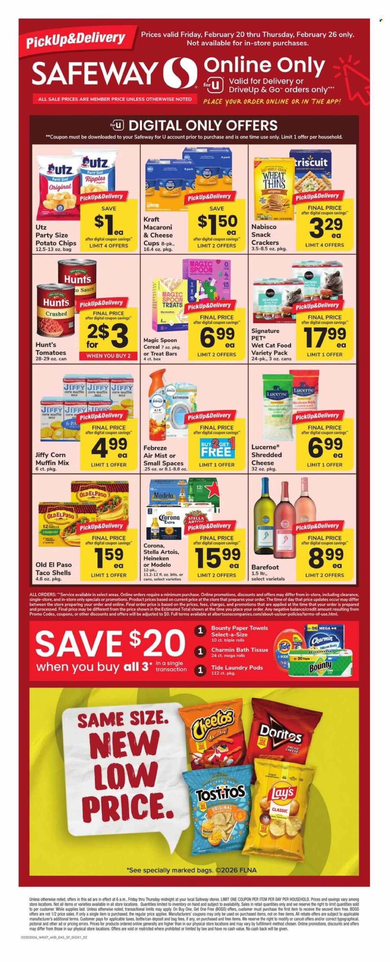 Safeway ad - 02/20/2026 - 02/26/2026. Page 1