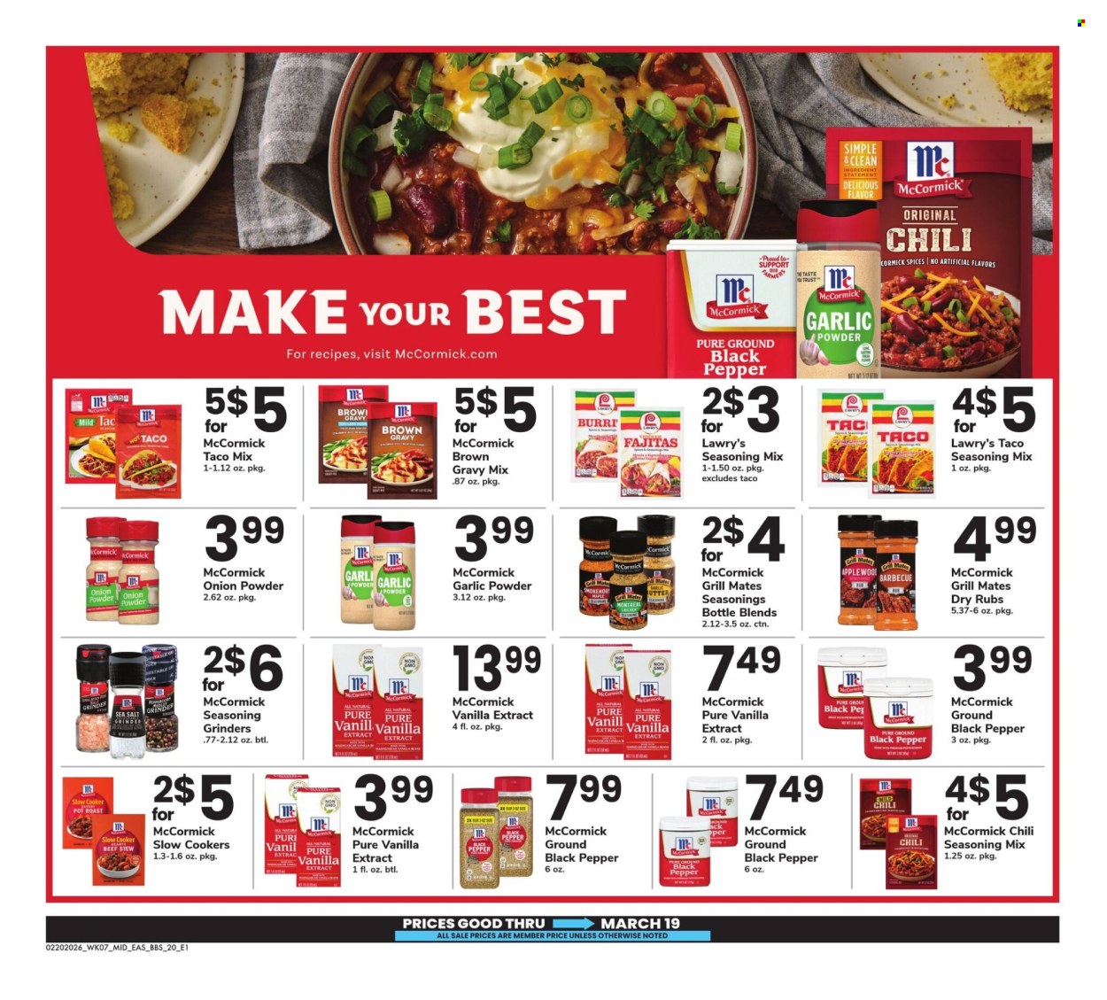 Safeway ad - 02/20/2026 - 03/19/2026. Page 20