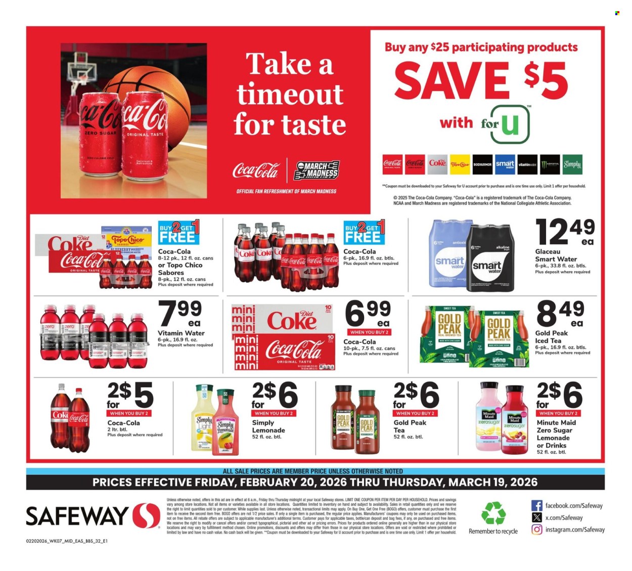 Safeway ad - 02/20/2026 - 03/19/2026. Page 32