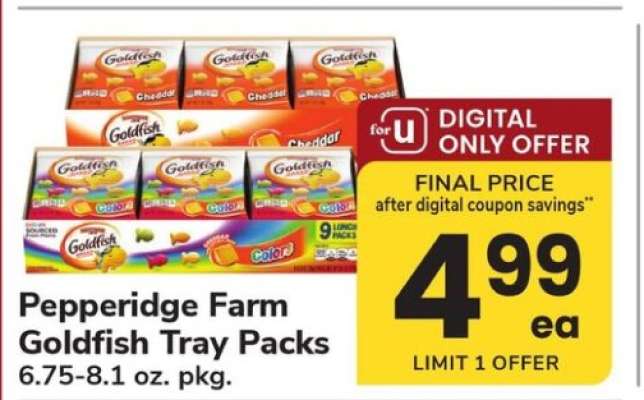 Pepperidge Farm Goldfish Tray Packs