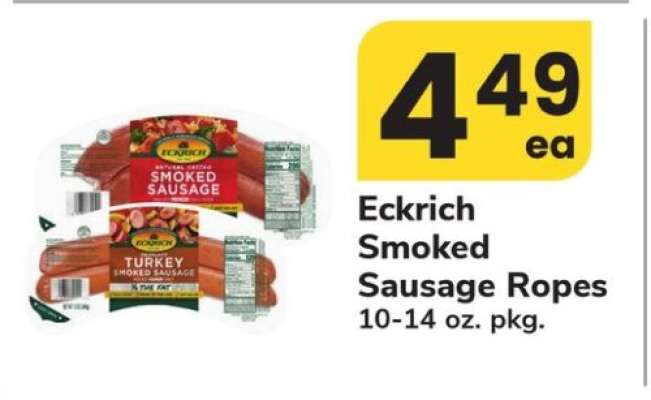 Eckrich Smoked Sausage Ropes