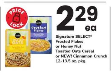 Signature SELECT Cereal