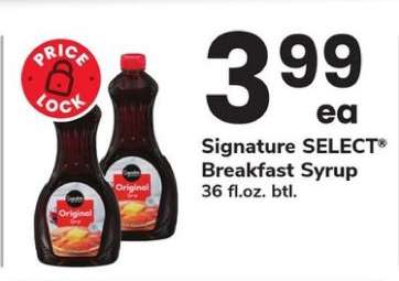 Signature SELECT Breakfast Syrup