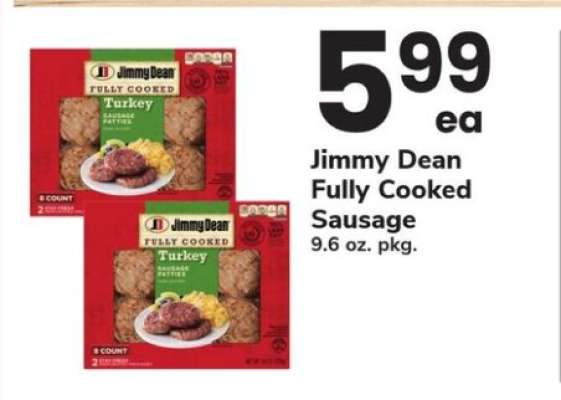 Jimmy Dean Fully Cooked Sausage
