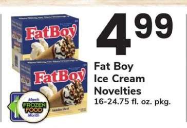 Fat Boy Ice Cream Novelties