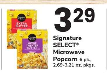 Signature Select Microwave Popcorn
