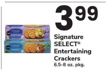 Signature SELECT Entertaining Crackers