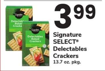 Signature SELECT® Delectables Crackers