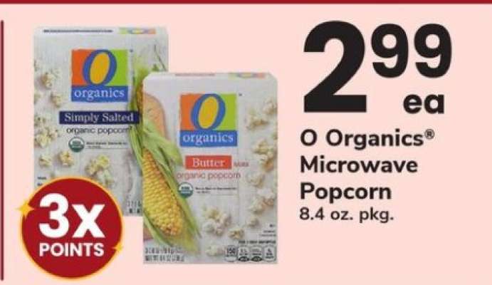 O Organics Microwave Popcorn