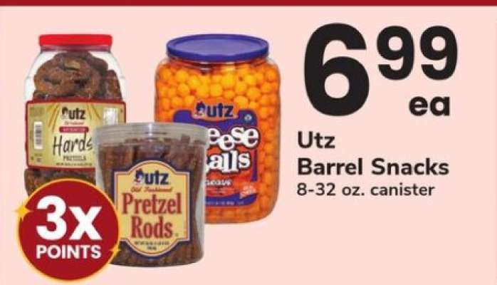 Utz Barrel Snacks