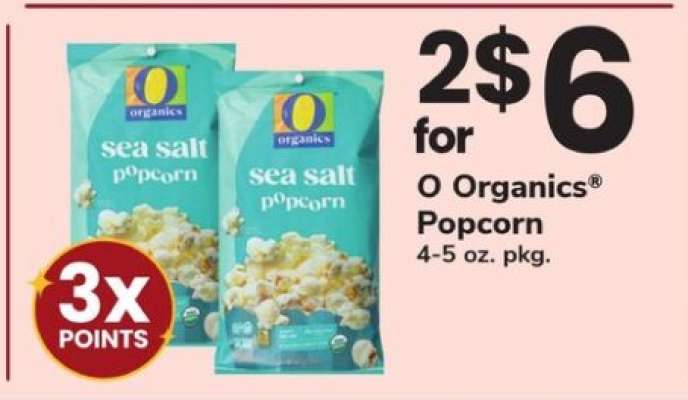 O ORGANICS POPCORN