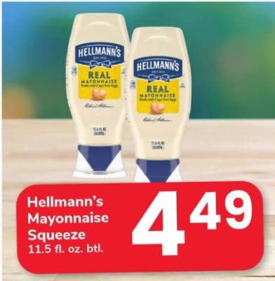 Hellmann's Mayonnaise Squeeze*