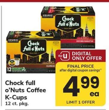 Chock full o'Nuts Coffee K-Cups