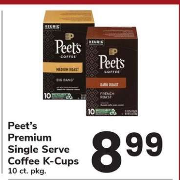 Peet’s Premium Single Serve Coffee K-Cups