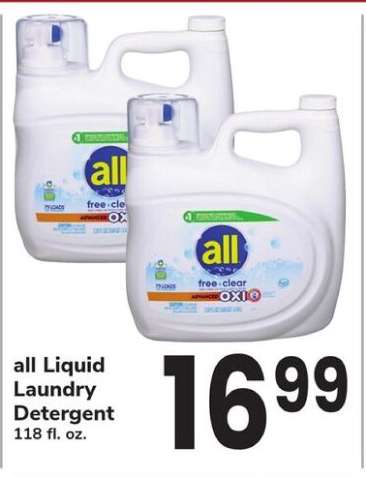 all Liquid Laundry Detergent