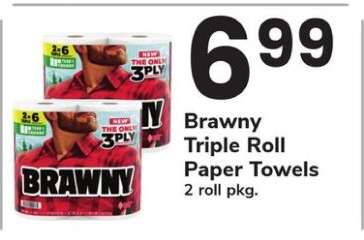 Brawny Triple Roll Paper Towels