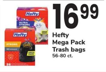Hefty Mega Pack Trash Bags