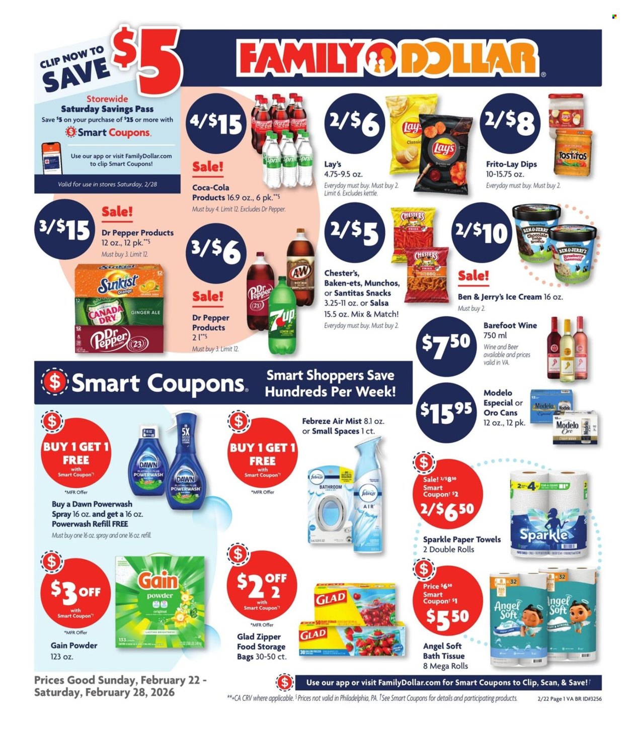 Family Dollar ad - 02/22/2026 - 02/28/2026. Page 1