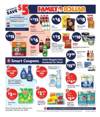 Family Dollar Flyer - 02/22/2026 - 02/28/2026.