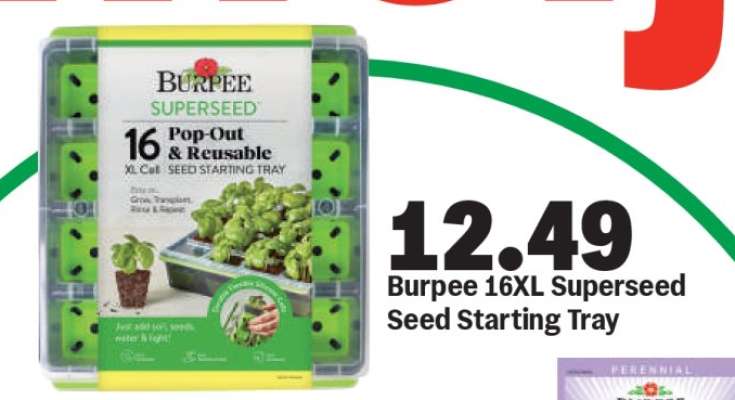 Burpee 16XL Superseed Seed Starting Tray
