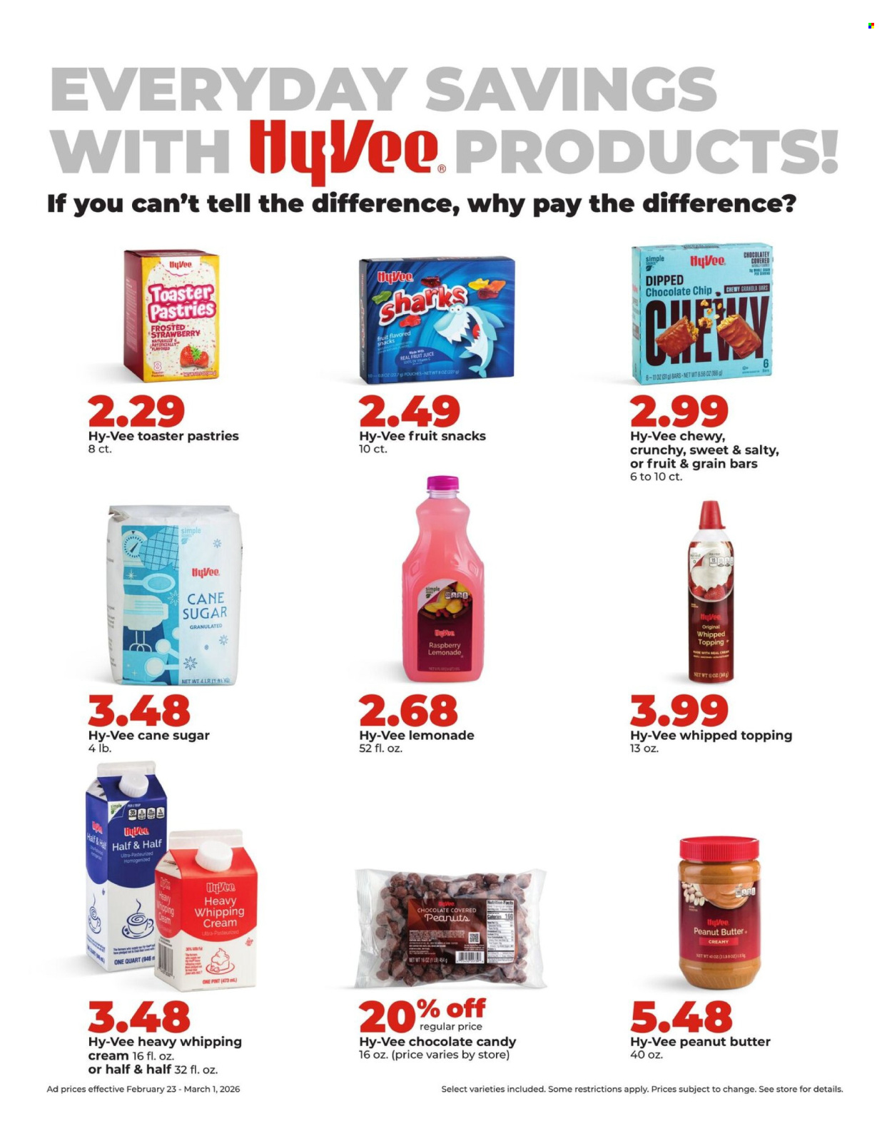 Hy-Vee ad - 02/23/2026 - 03/01/2026. Page 21
