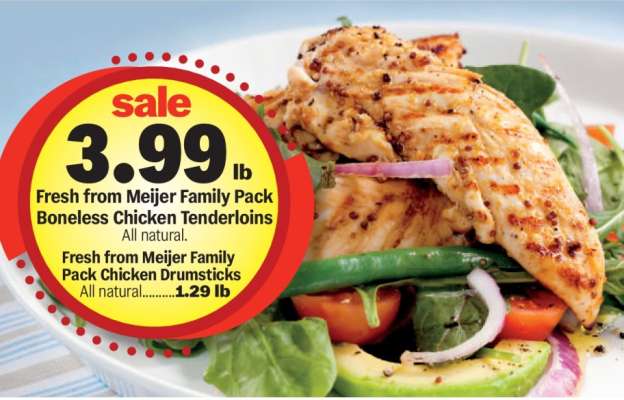 Fresh from Meijer Family Pack Boneless Chicken Tenderloins