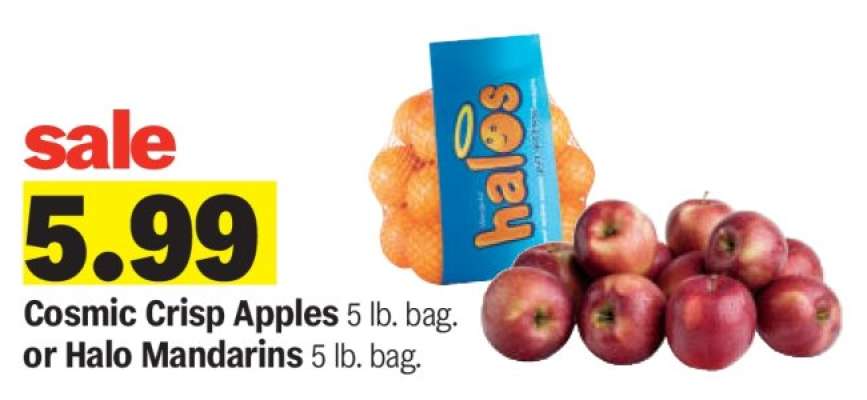 Cosmic Crisp Apples or Halo Mandarins