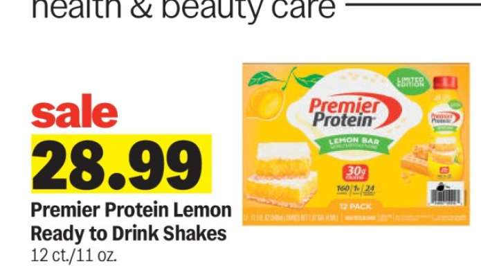 Premier Protein Lemon Ready to Drink Shakes