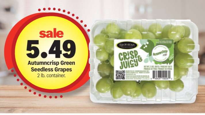 Autumncrisp Green Seedless Grapes