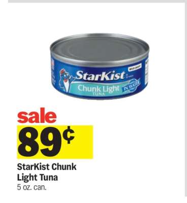 Starkist Chunk Light Tuna
