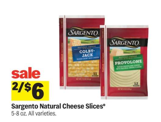 Sargento Natural Cheese Slices