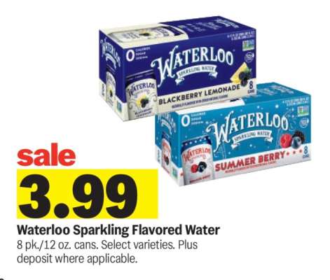 Waterloo Sparkling Flavored Water