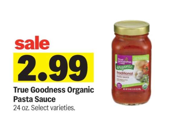 True Goodness Organic Pasta Sauce