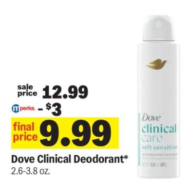 Dove Clinical Deodorant