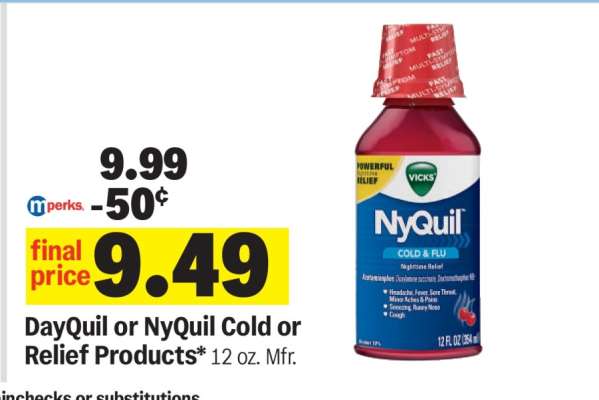 DayQuil or NyQuil Cold or Relief Products