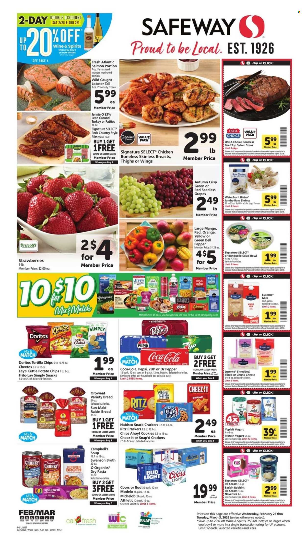 Safeway ad - 02/25/2026 - 03/03/2026. Page 1