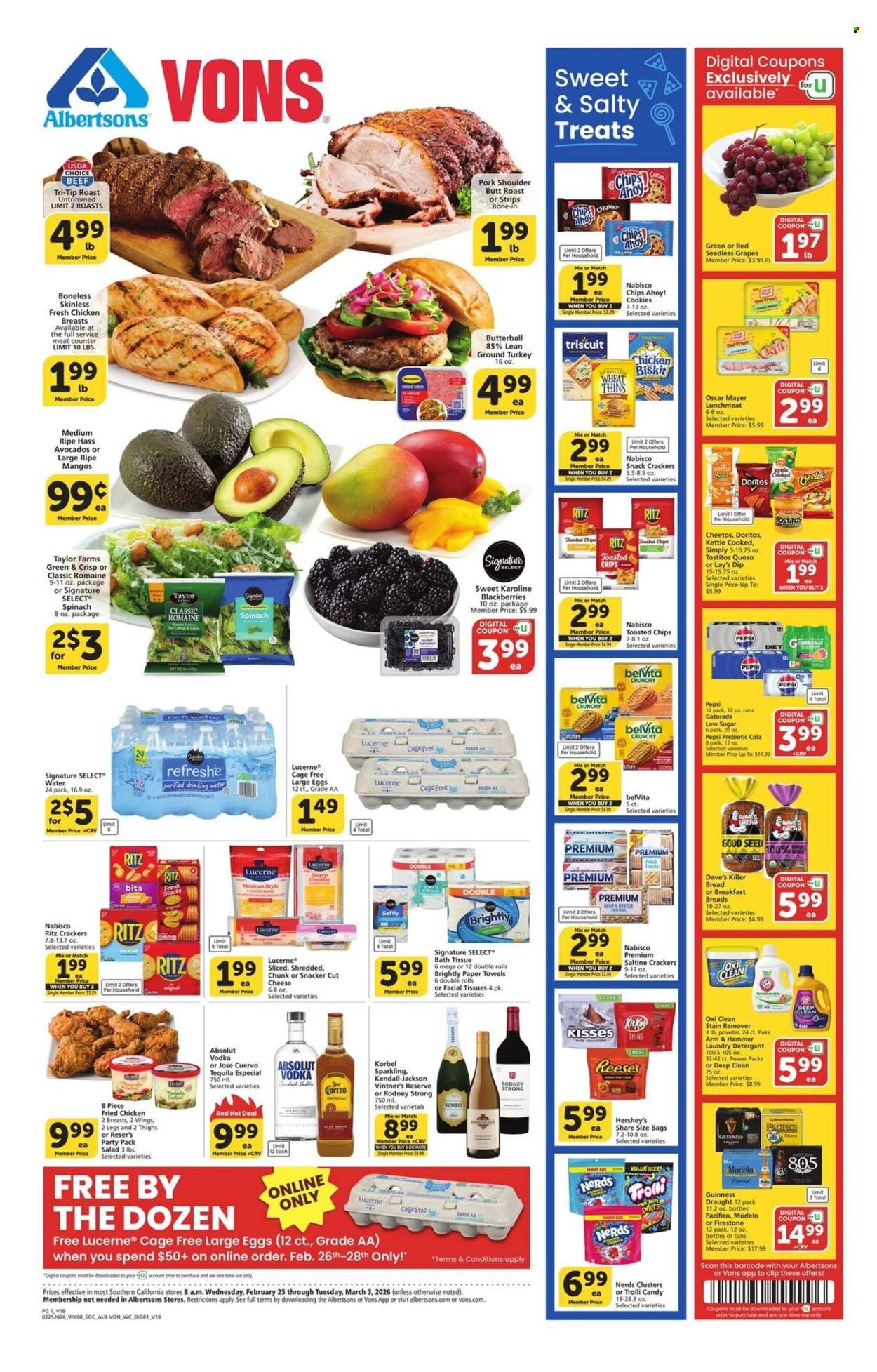 Albertsons ad - 02/25/2026 - 03/03/2026. Page 1