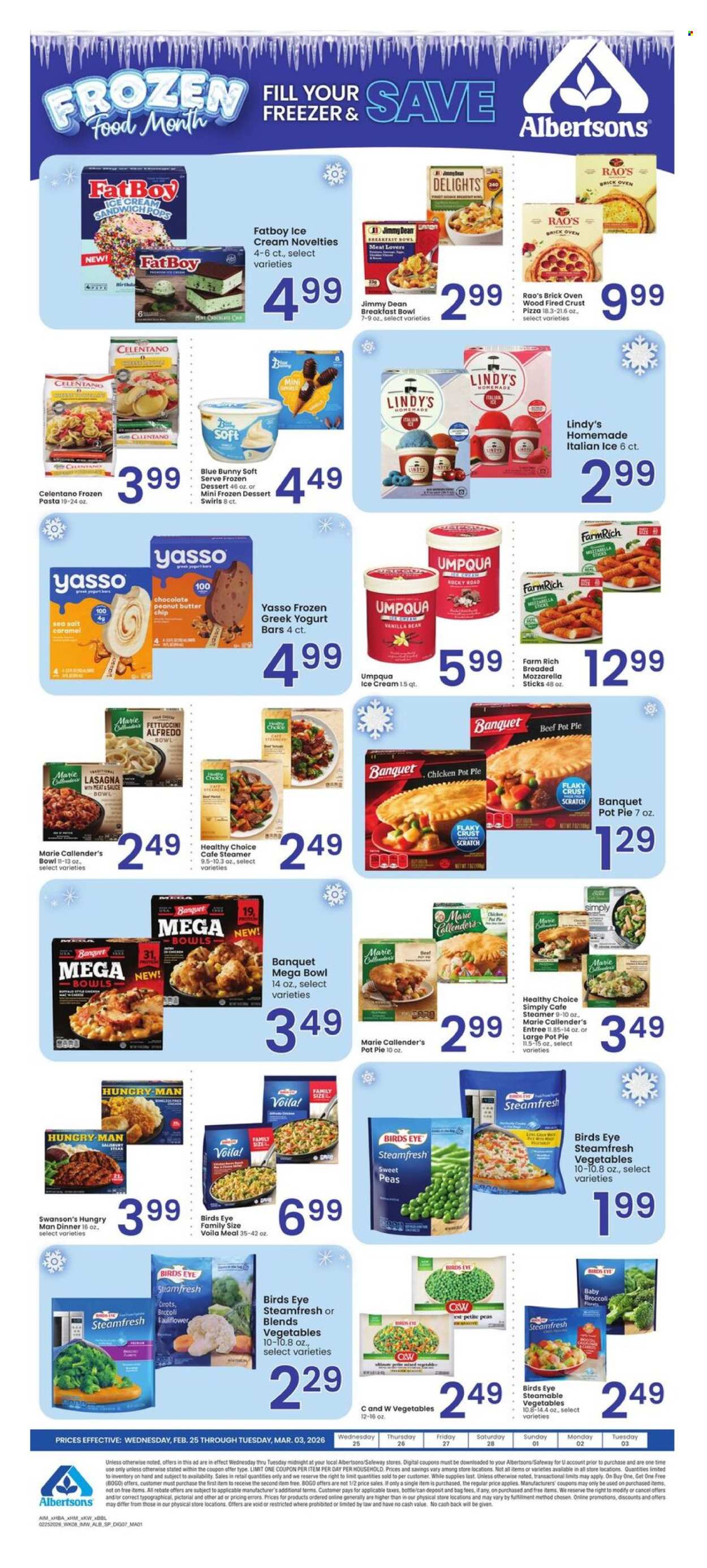 Albertsons ad - 02/25/2026 - 03/03/2026. Page 1