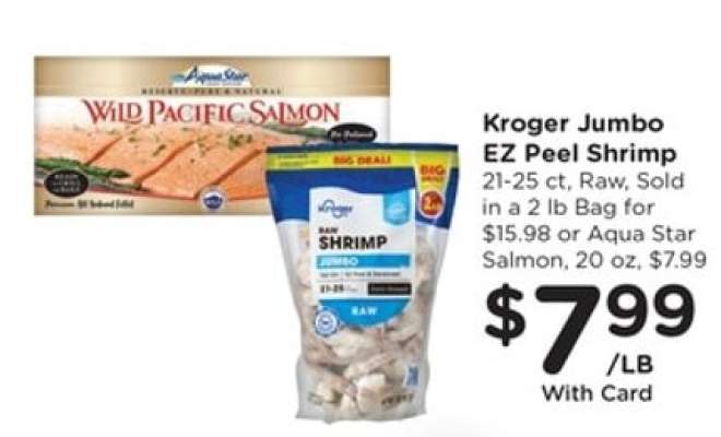 Kroger Jumbo EZ Peel Shrimp