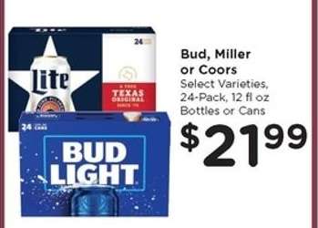 Bud, Miller or Coors