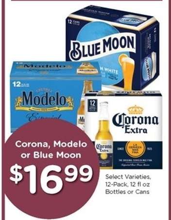 Corona, Modelo or Blue Moon