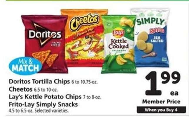 Doritos, Cheetos, Lay's, Frito-Lay Simply Snacks