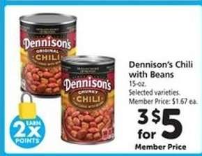 Dennison’s Chili with Beans
