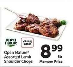Open Nature Assorted Lamb Shoulder Chops