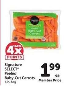 Signature SELECT® Peeled Baby-Cut Carrots