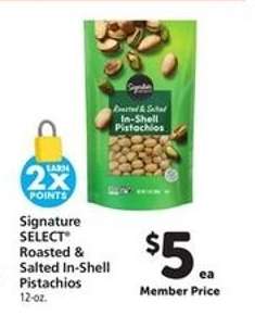 Signature SELECT Roasted & Salted In-Shell Pistachios