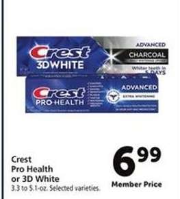 Crest Pro Health or 3D White